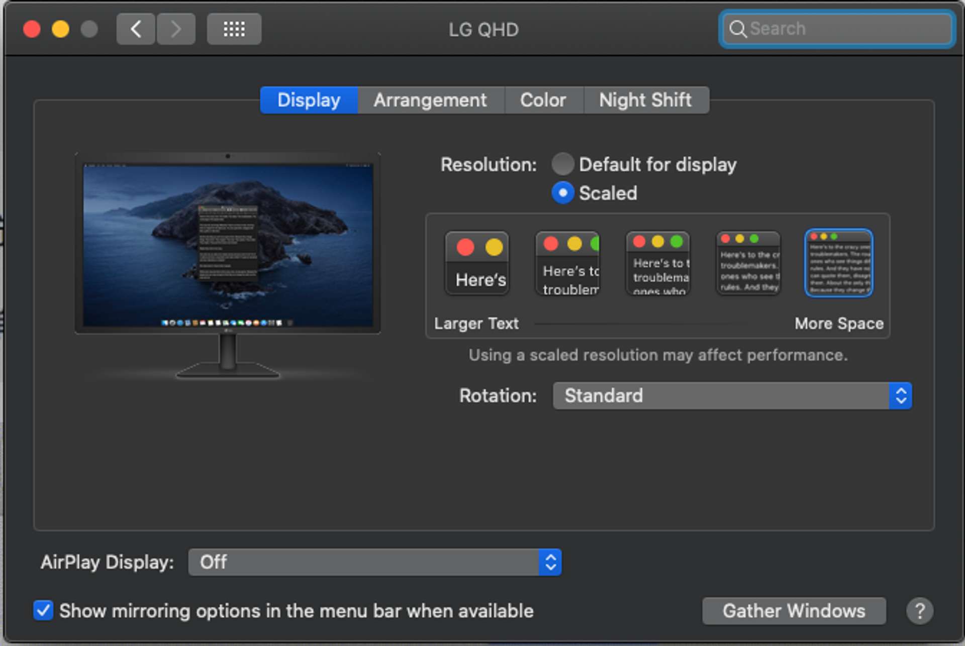 Bật chế độ HiDpi cho màn hình ngoài trên Mac OS